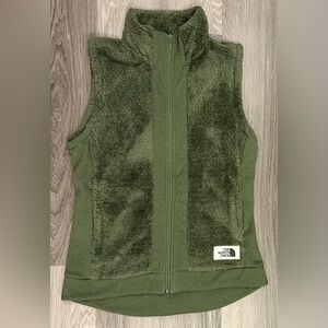 The North Face Furry Fleece Vest in Green Size Small